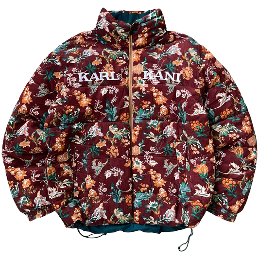 Karl Kani Corduroy Reversible Puffer Jacket