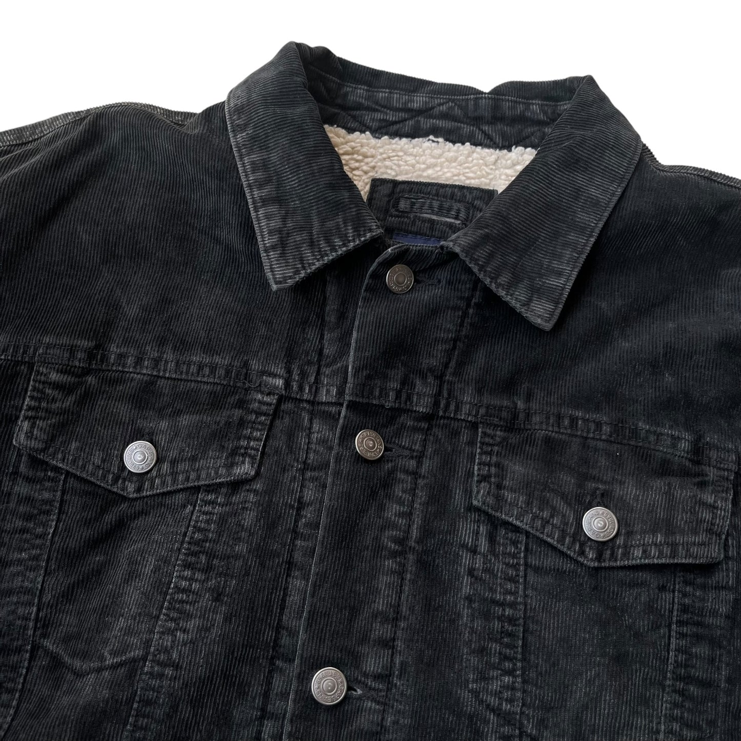 03 Gap Sherpa Lined Corduroy Trucker Jacket