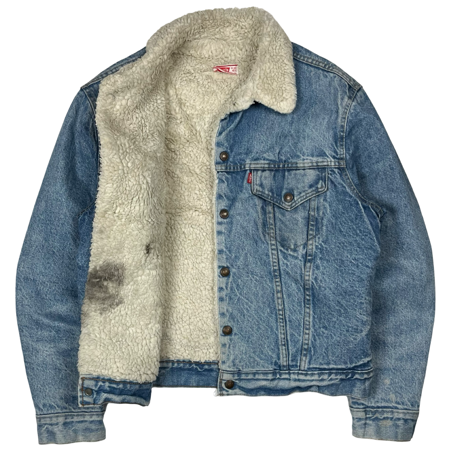 90s Levi’s Sherpa Lined Denim Trucker