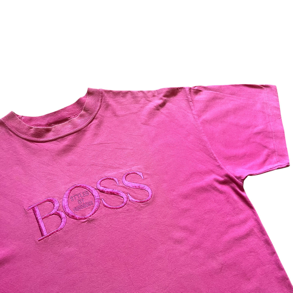 80s Boss Embroidered Logo Tee