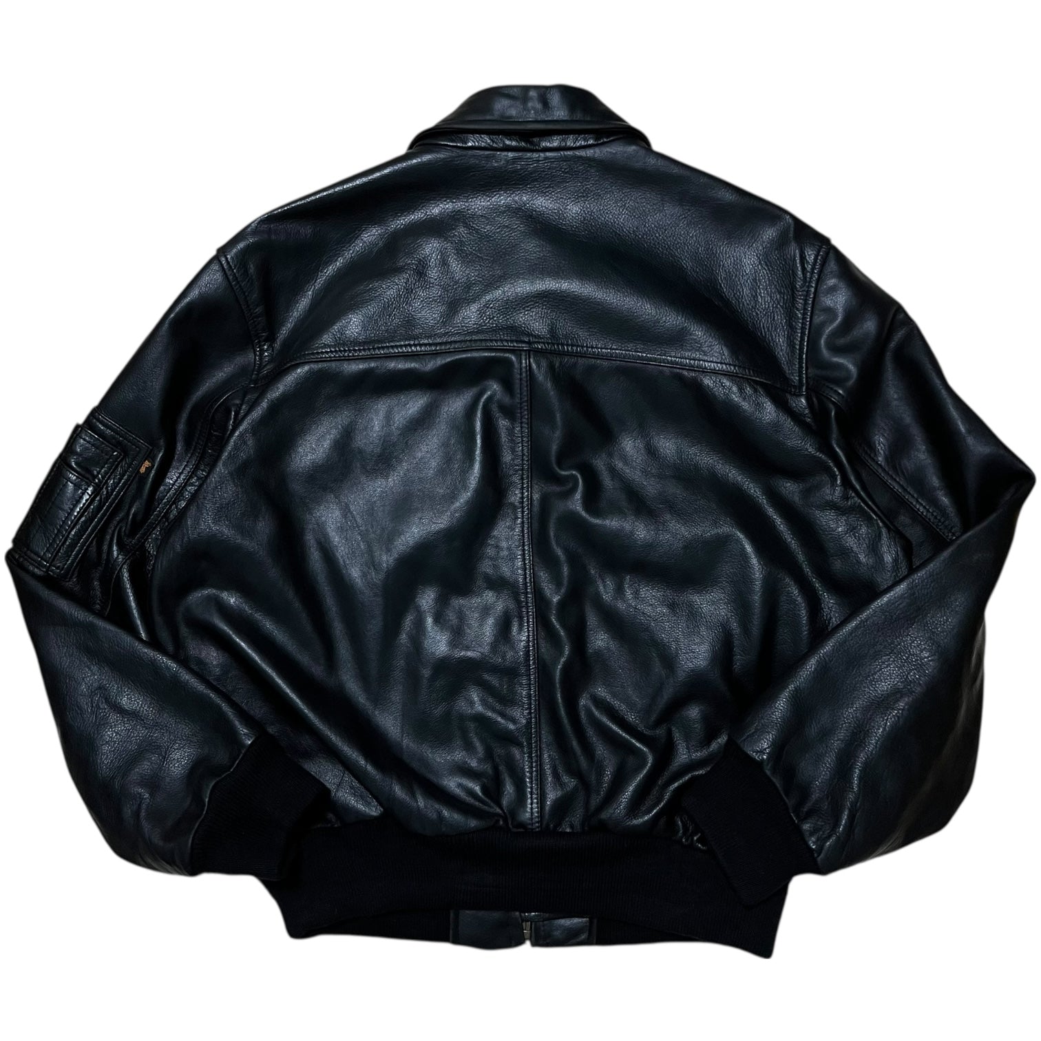 Alpha Industries Leather CWU-45 Bomber Jacket
