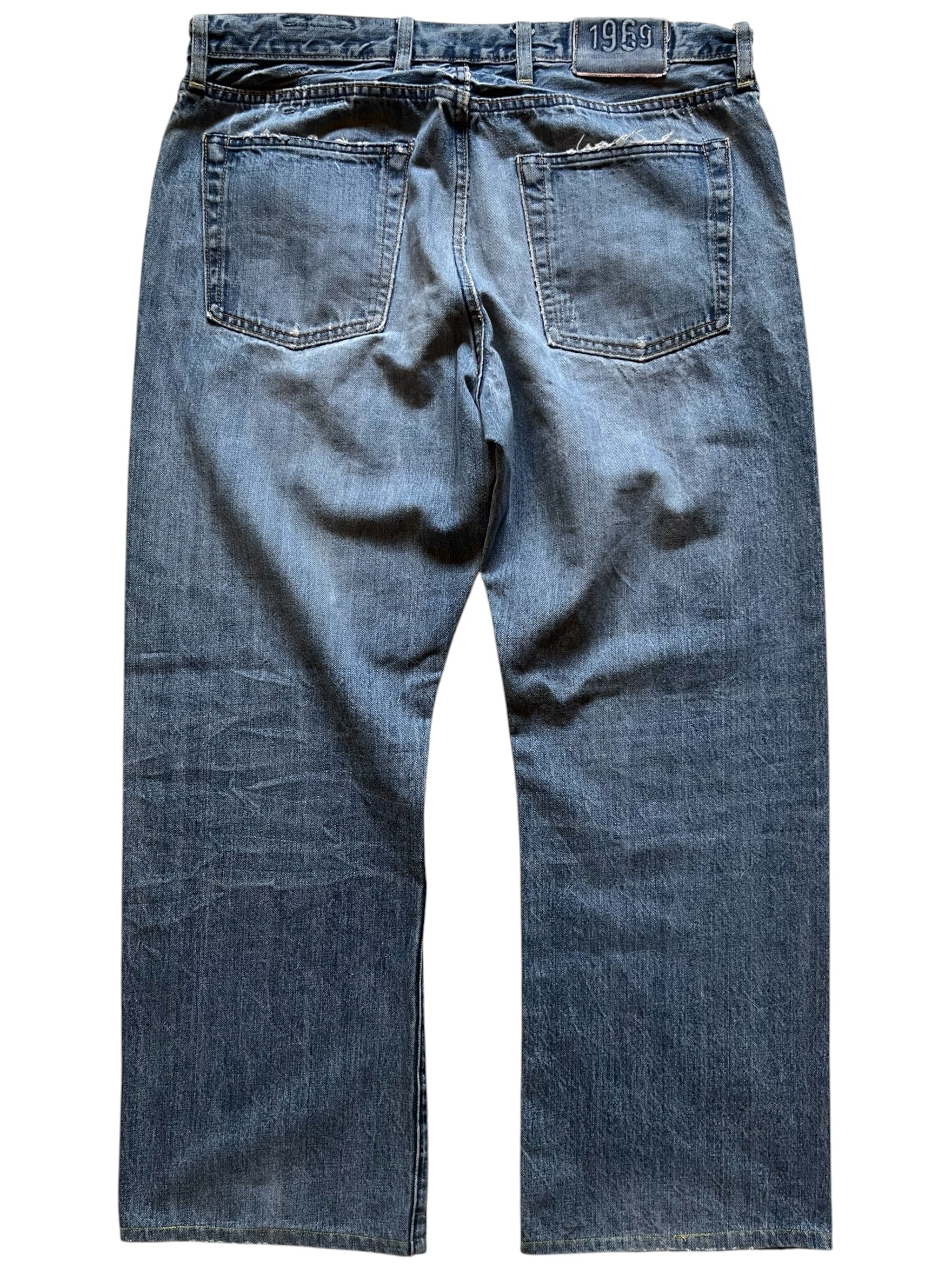 2000s Gap Straight Leg Baggy Jeans (36x32)