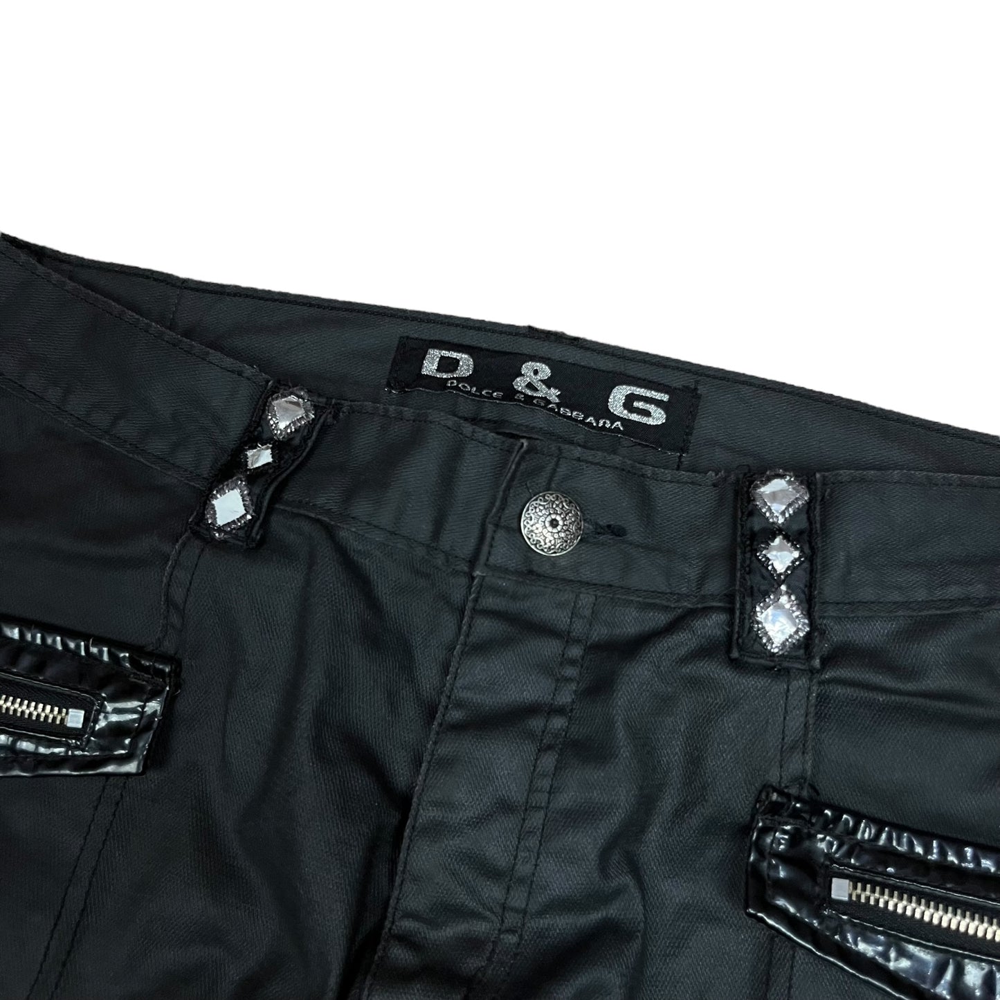 00s Dolce&Gabbana Waxed Jeans