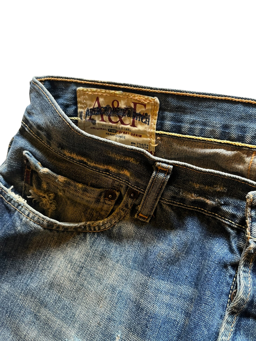 2000s Abercrombie & Fitch Relaxed Bootcut Jeans (34x32)