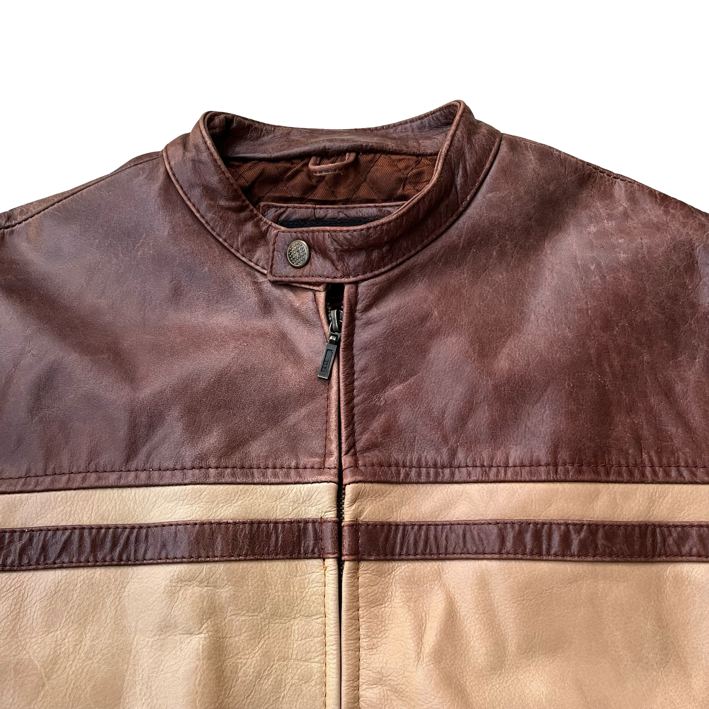 Vintage Kurt Muller Leather Cafe Racer Jacket