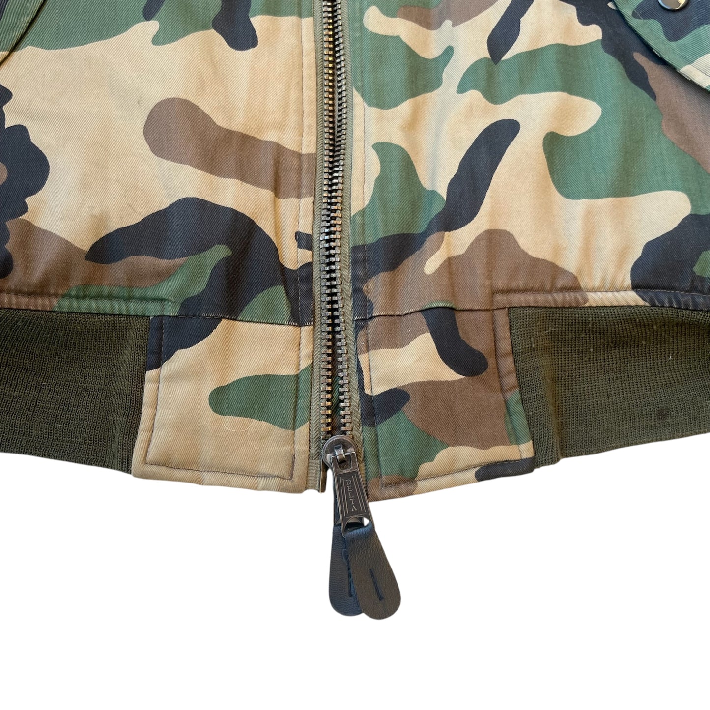 90s Delta MA-1 Camo Bomber