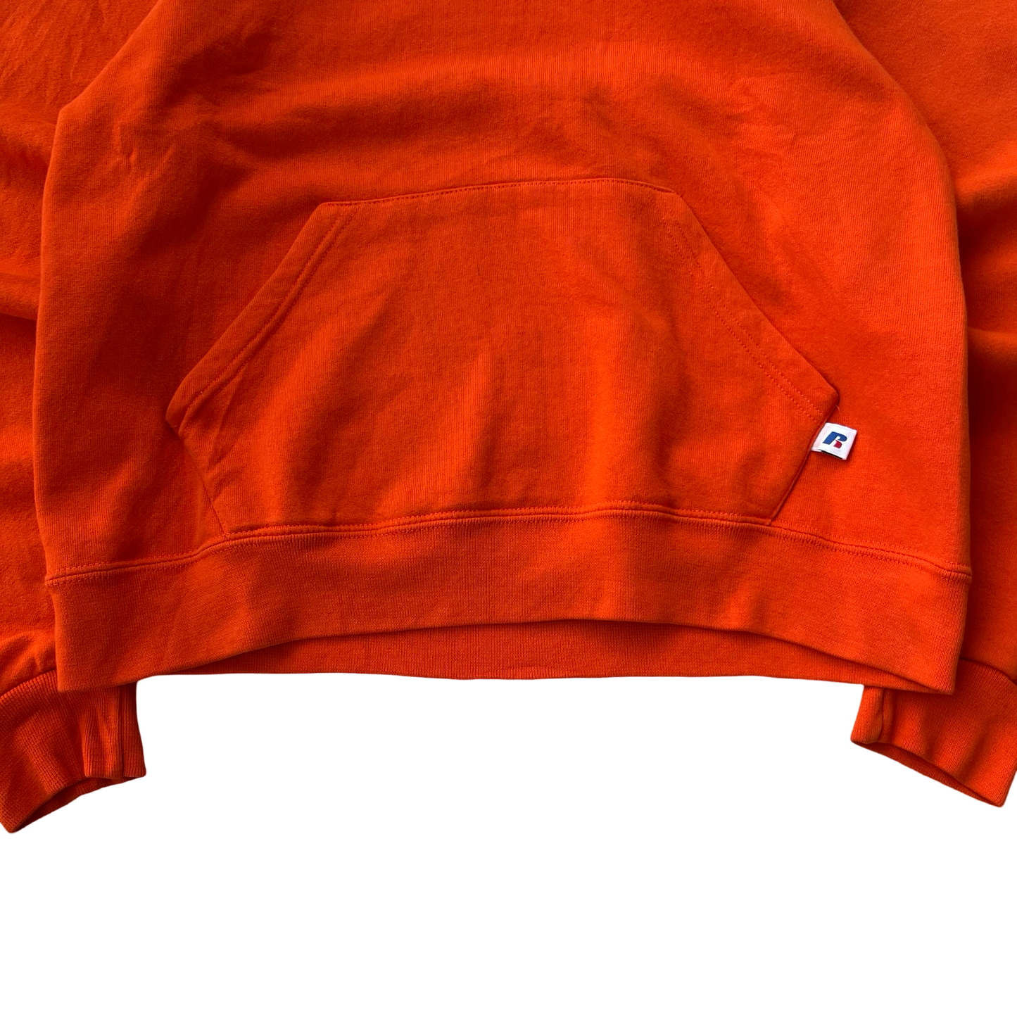 00s Russell Tangerine Blank Hoodie