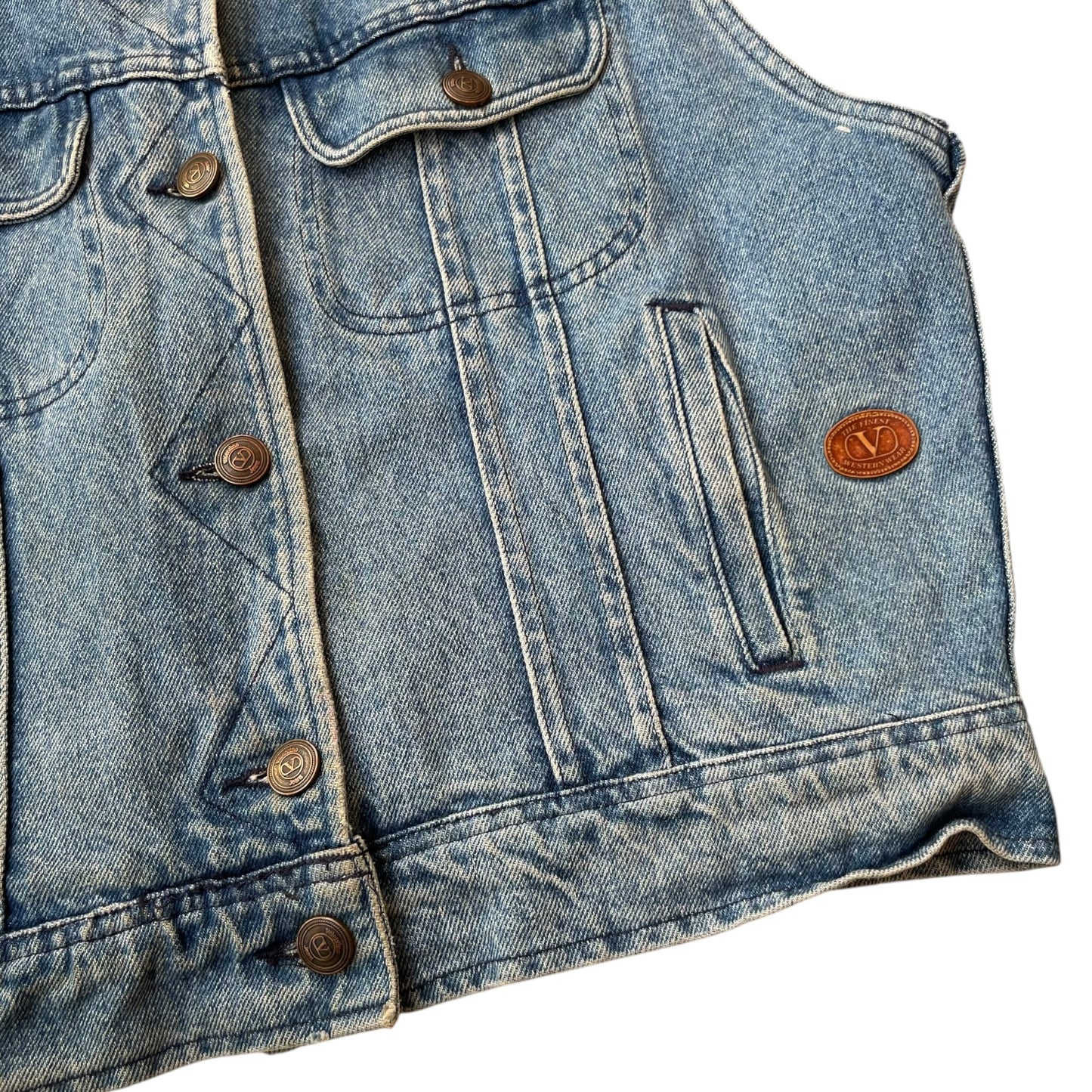 Vintage Valentino Denim Vest