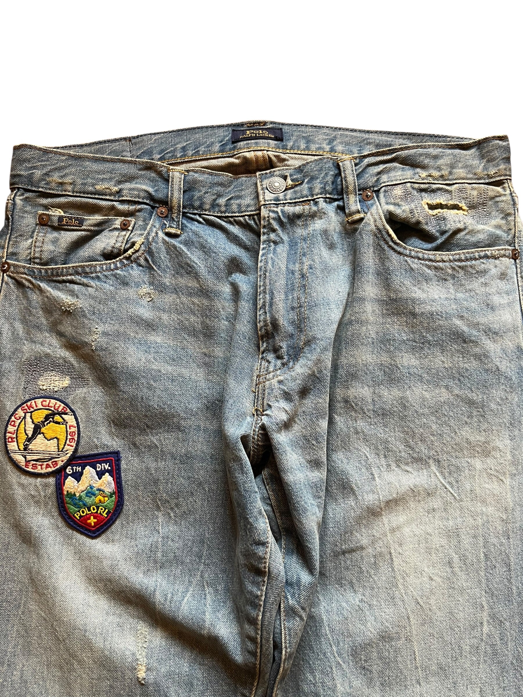 Ralph Lauren Ski Club Patchwork Jeans (34X32)