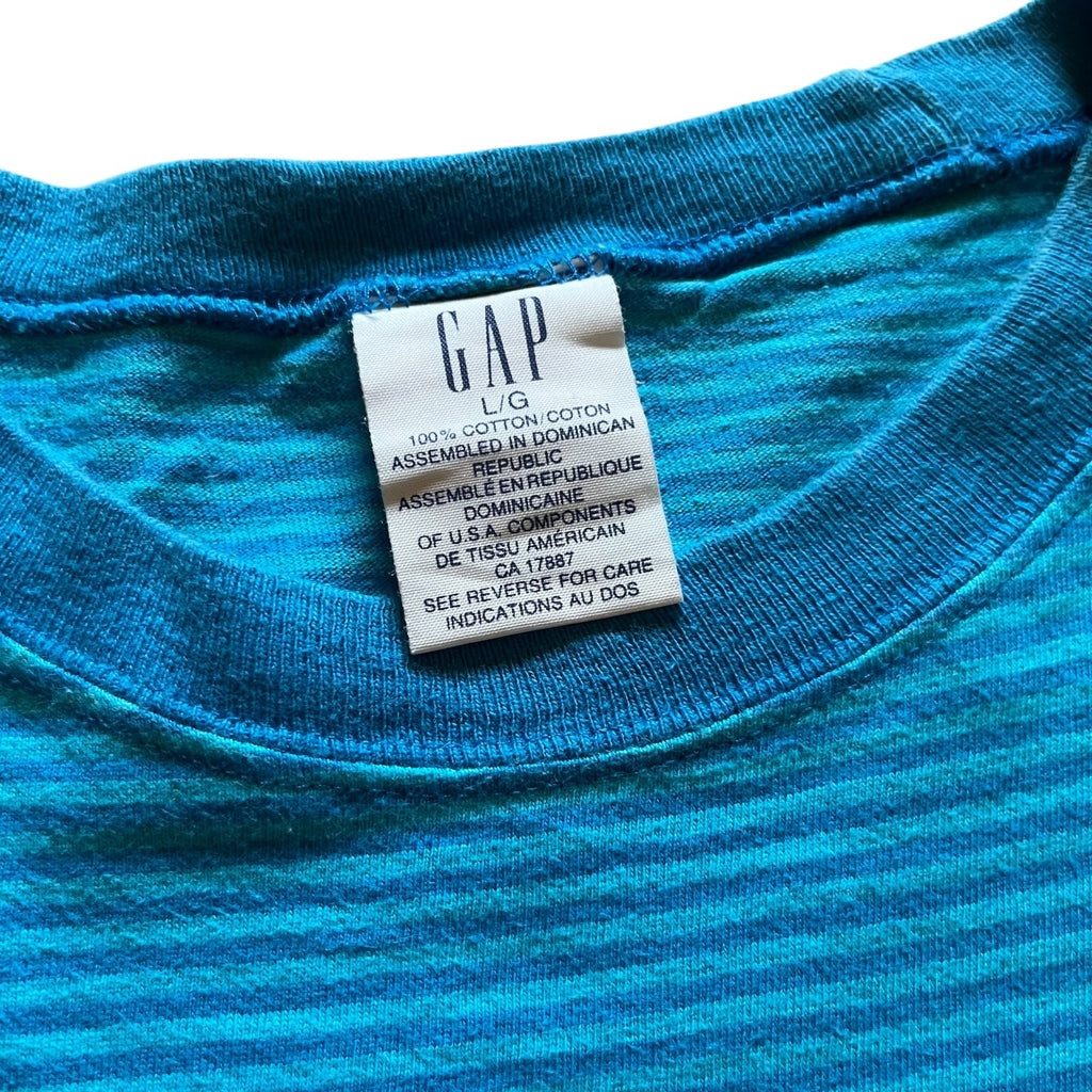 90s Gap Striped Pocket Tee