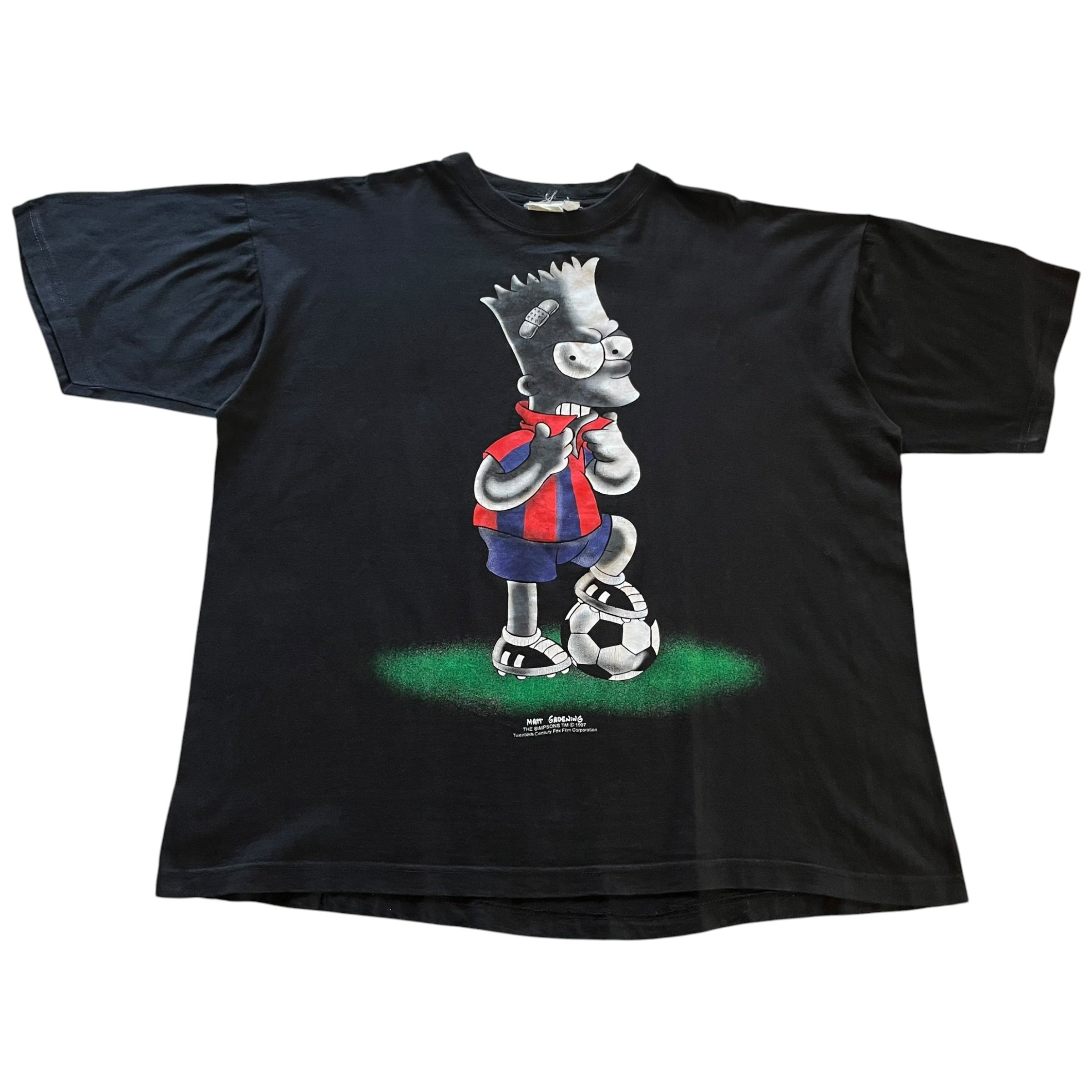90s Bart Simpson Football Tee