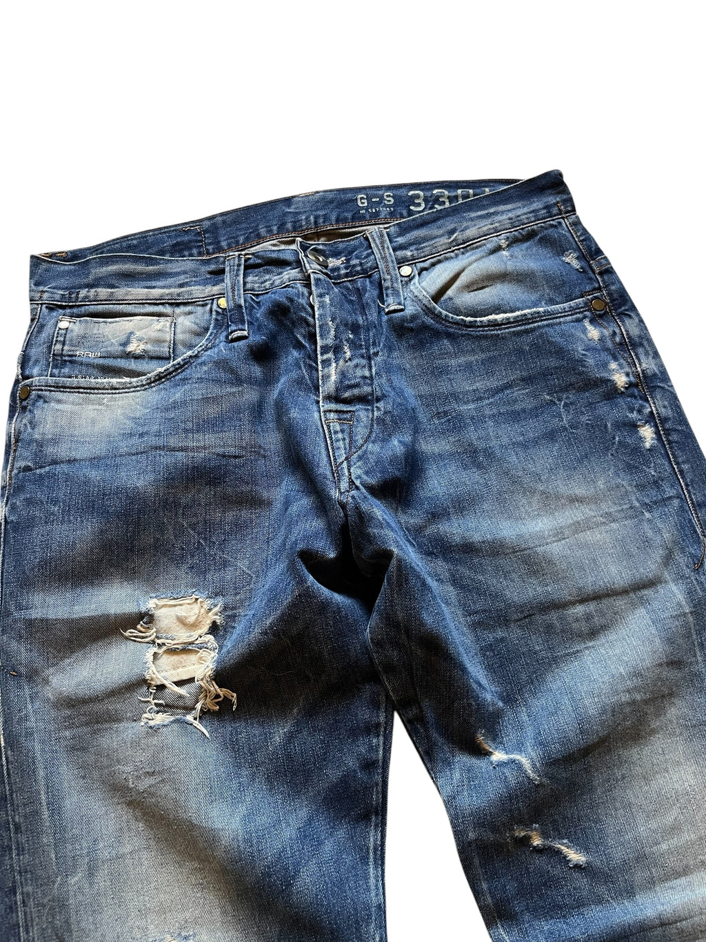 2000s Distressed G-Star Jeans (32x32)