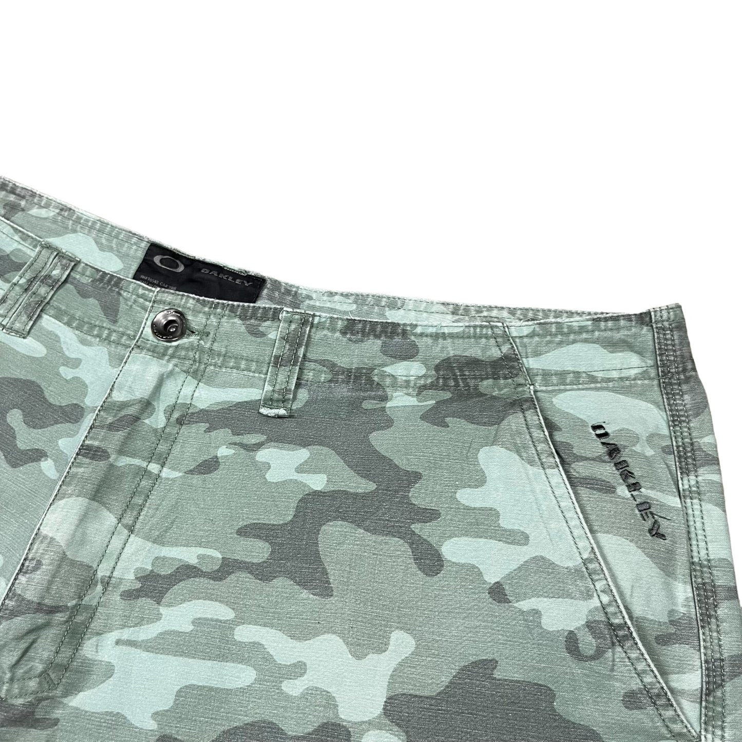 Y2k Oakley Camo Cargo Shorts