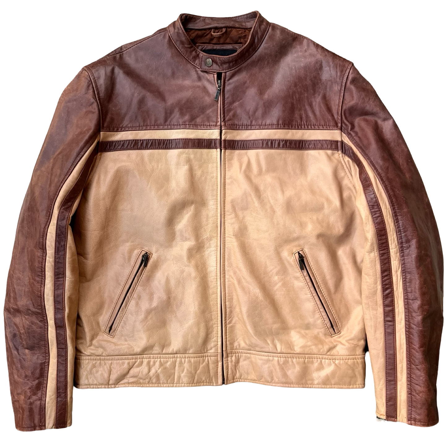 Vintage Kurt Muller Leather Cafe Racer Jacket