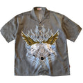 2000s Skull Printed Oversized Shirt
