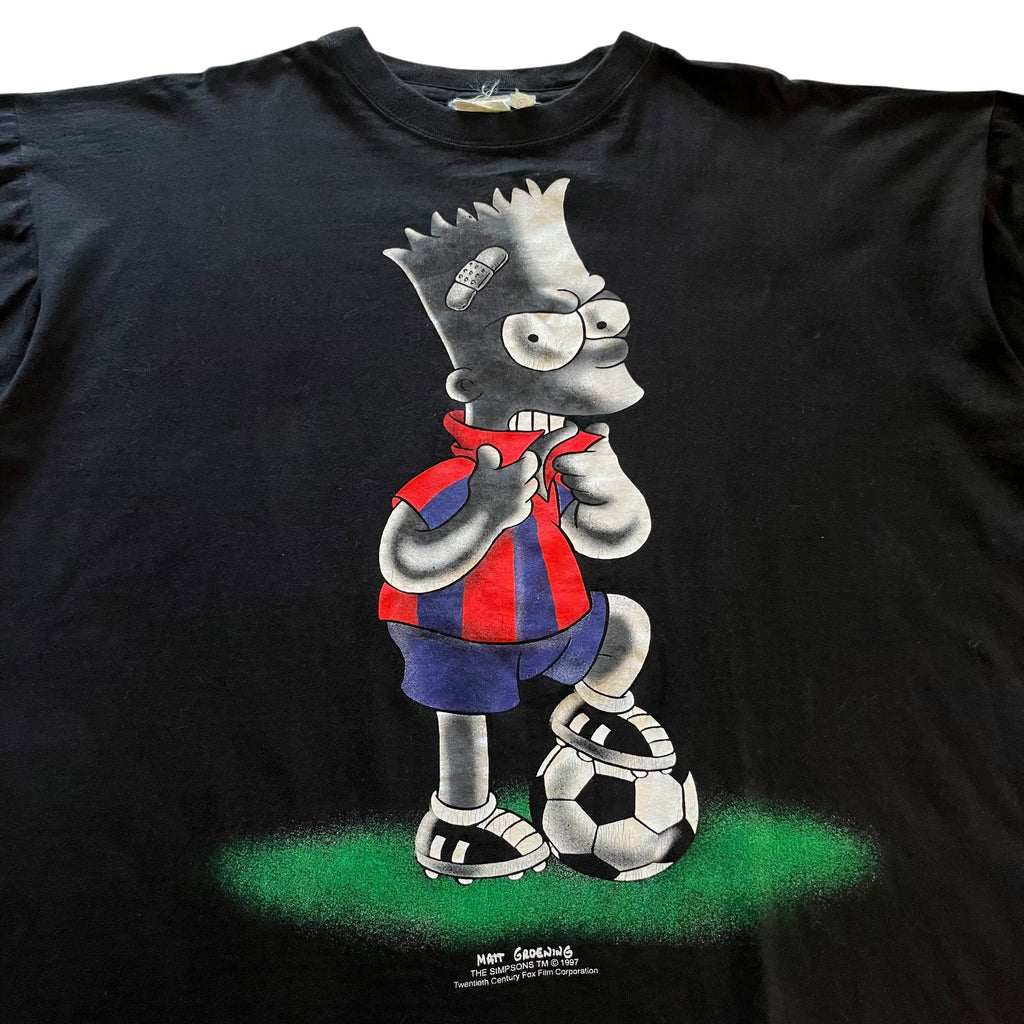 90s Bart Simpson Football Tee