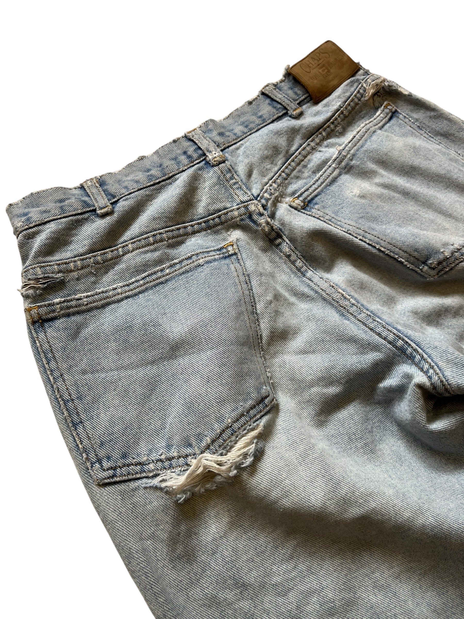 90s Chaps Ralph Lauren Distressed Jeans (28x30)