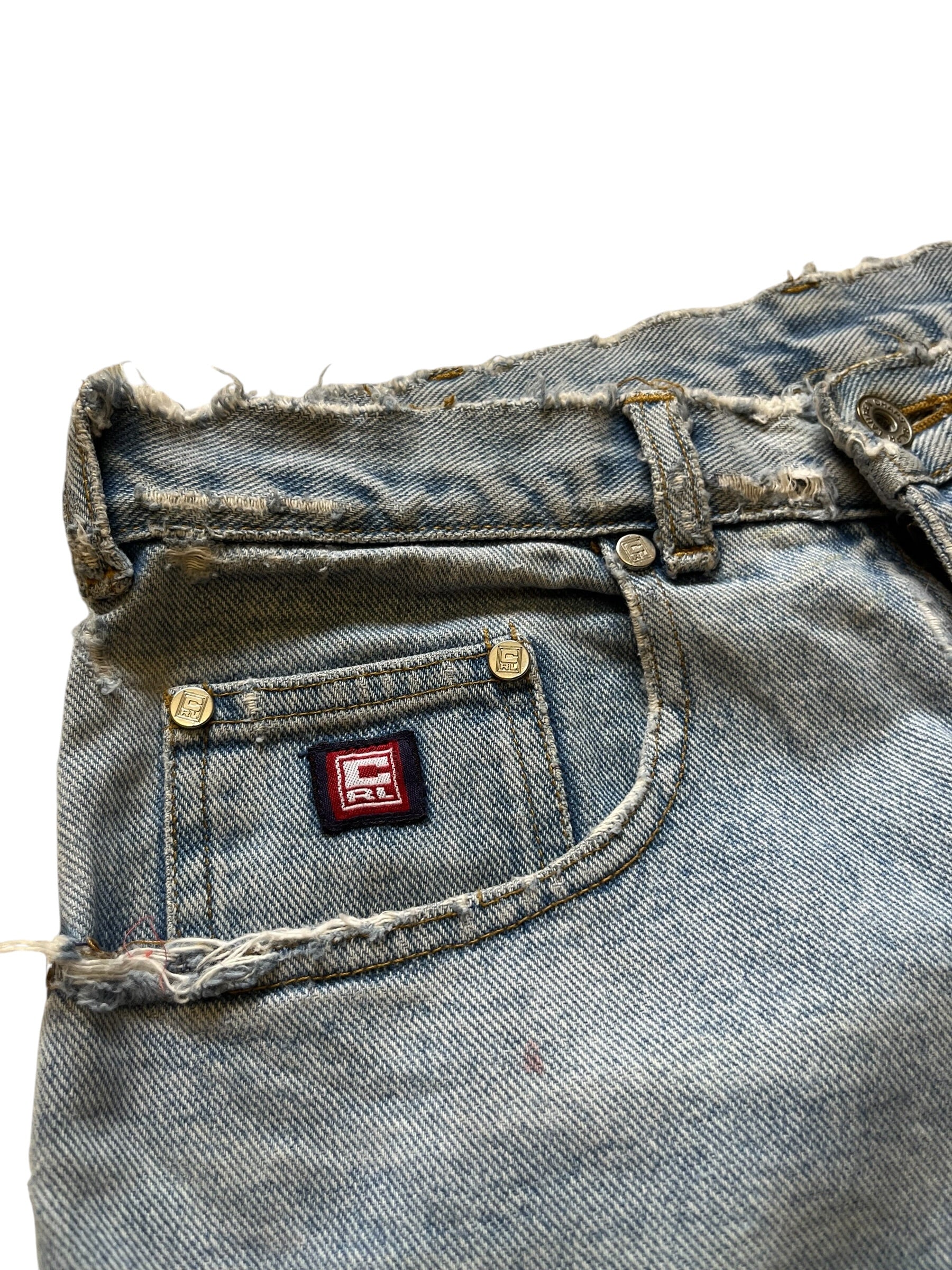 90s Chaps Ralph Lauren Distressed Jeans (28x30)