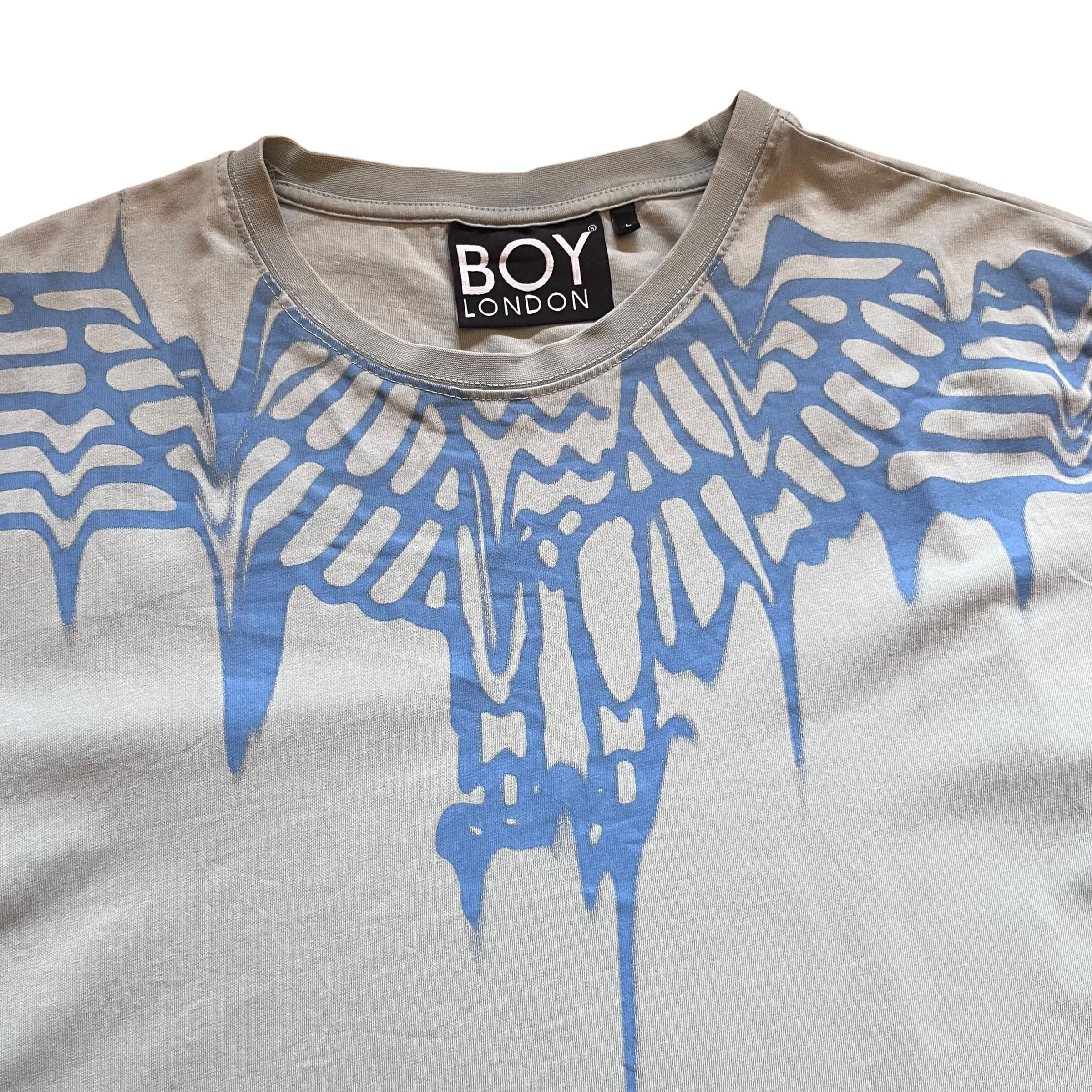 Boy London Eagle Smudge Cropped Tee