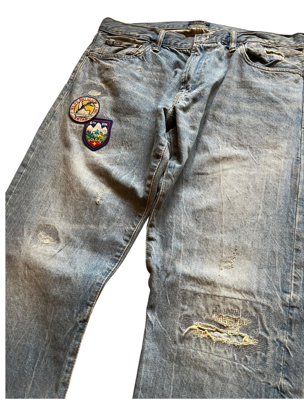 Ralph Lauren Ski Club Patchwork Jeans (34X32)