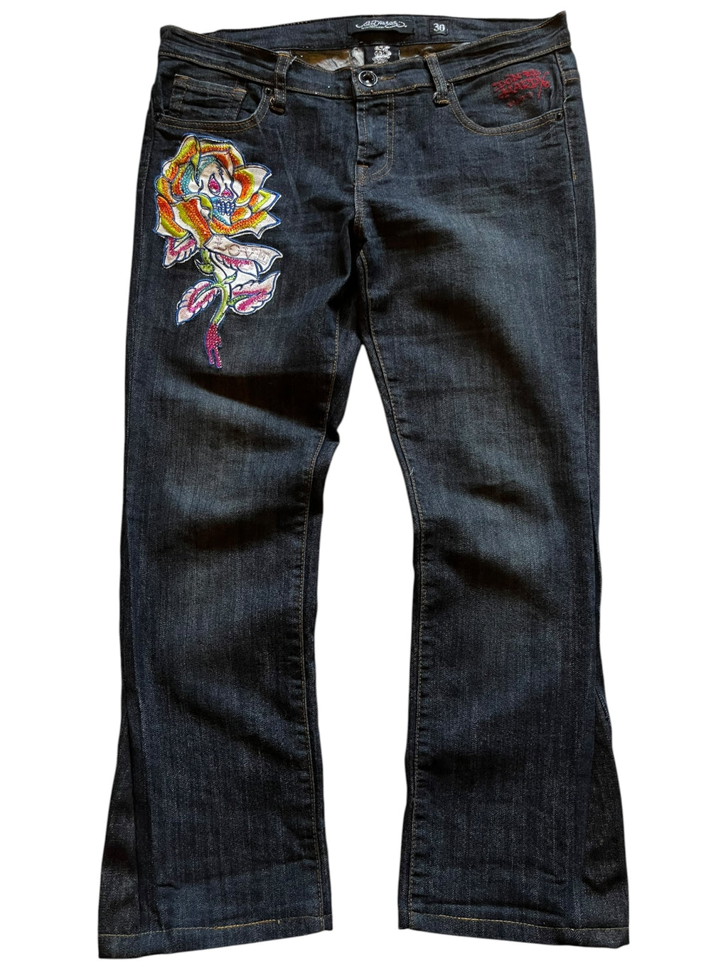 2000s Ed Hardy Low Rise Bootcuts