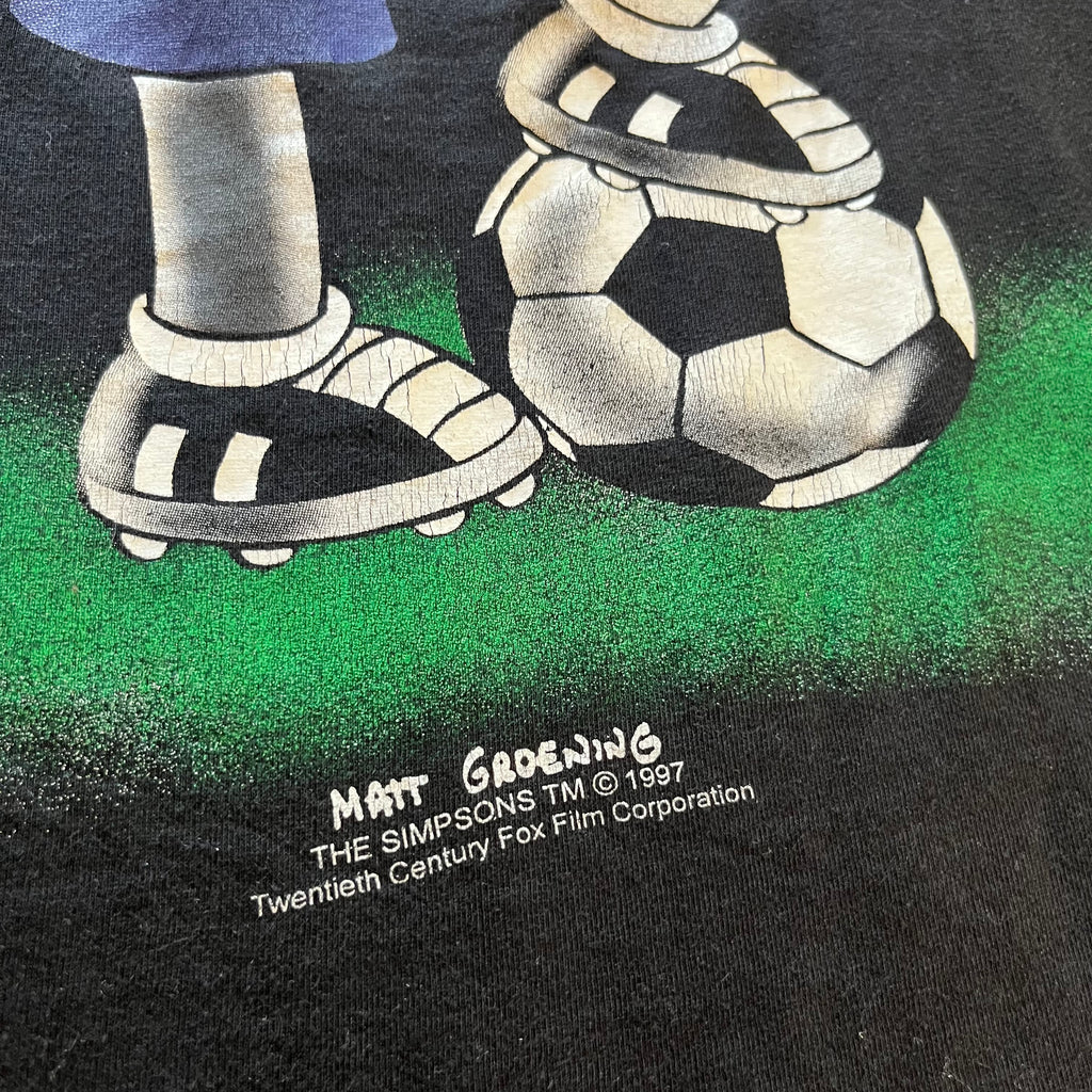 90s Bart Simpson Football Tee