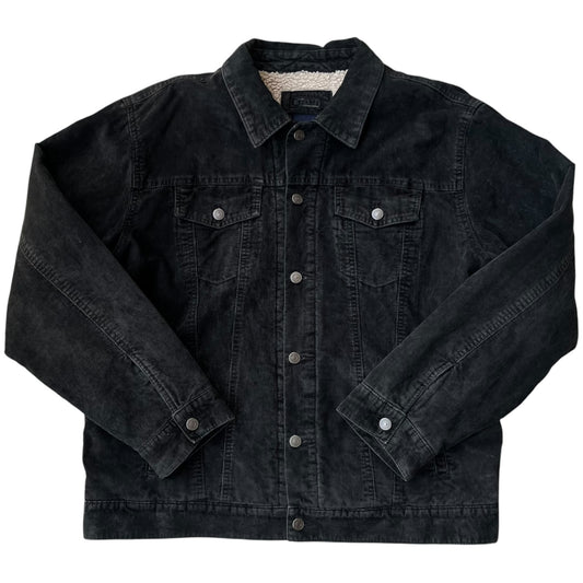 03 Gap Sherpa Lined Corduroy Trucker Jacket