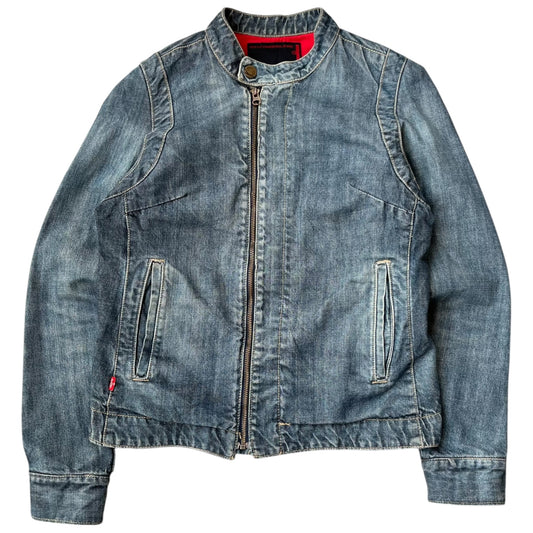 00s Levi’s Women’s Denim Moto Jacket