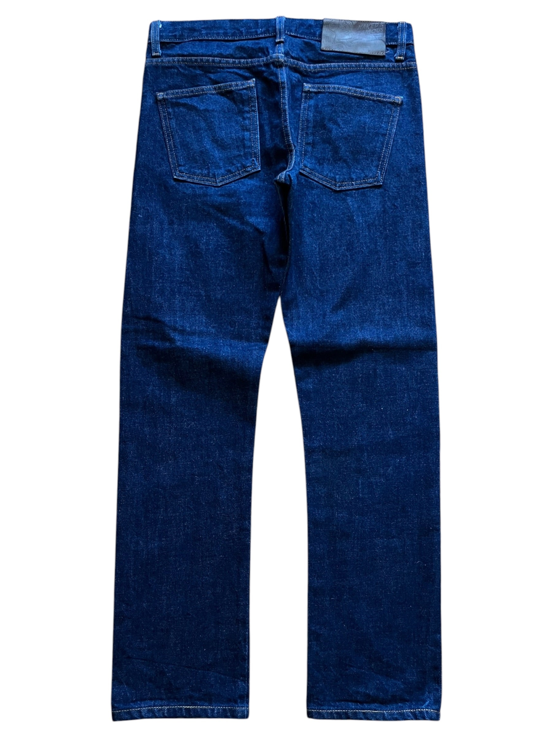 Naked & Famous Indigo Dyed Japanese Selvedge Denim Raw Jeans (32X30)