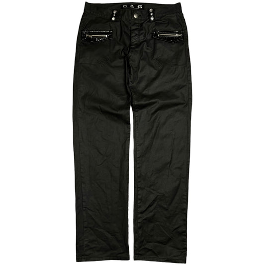 00s Dolce&Gabbana Waxed Jeans