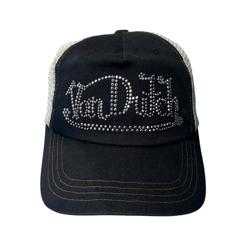2000s Von Dutch Rhinestone Trucker Hat