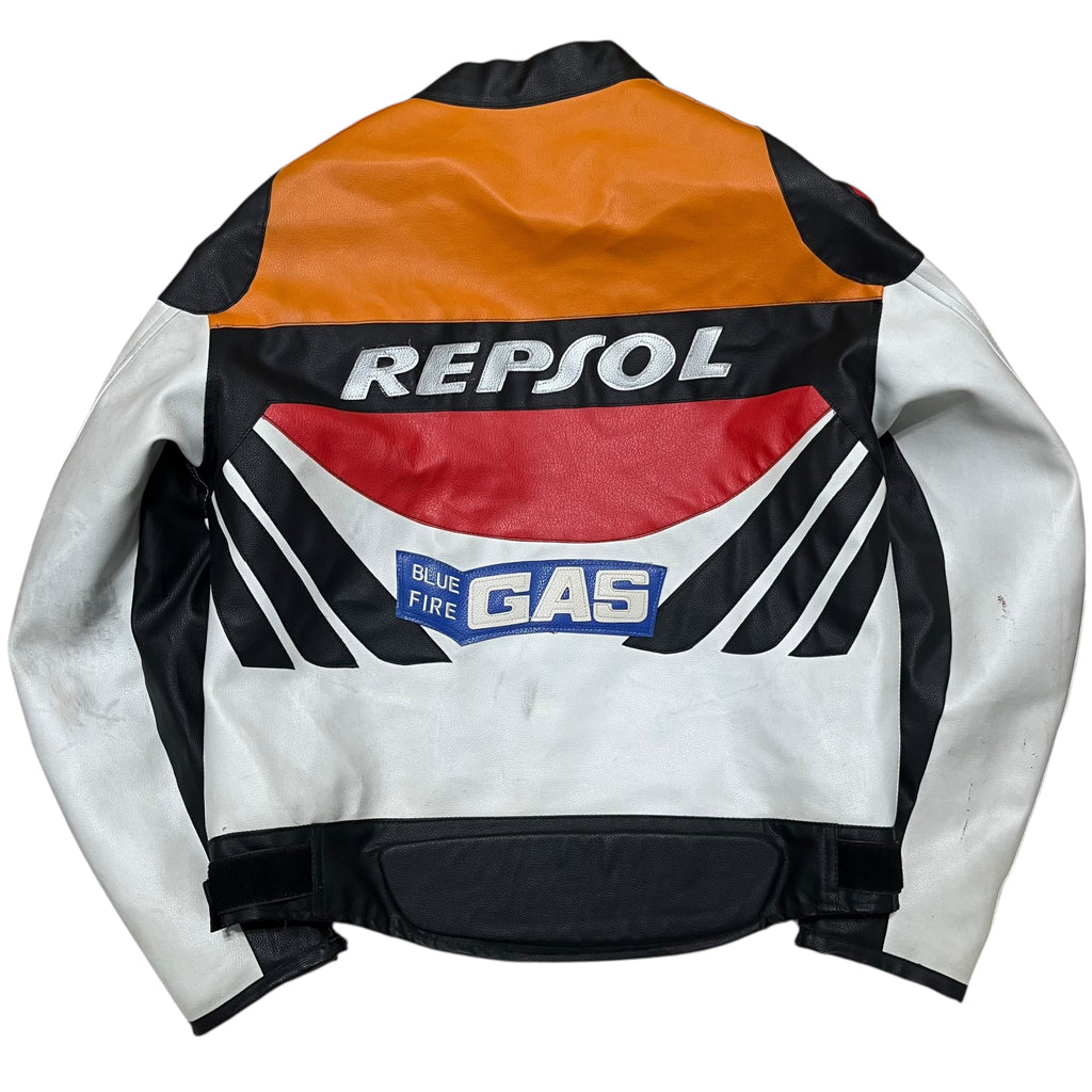 2000s Honda Repsol Faux Leather Racing Jacket