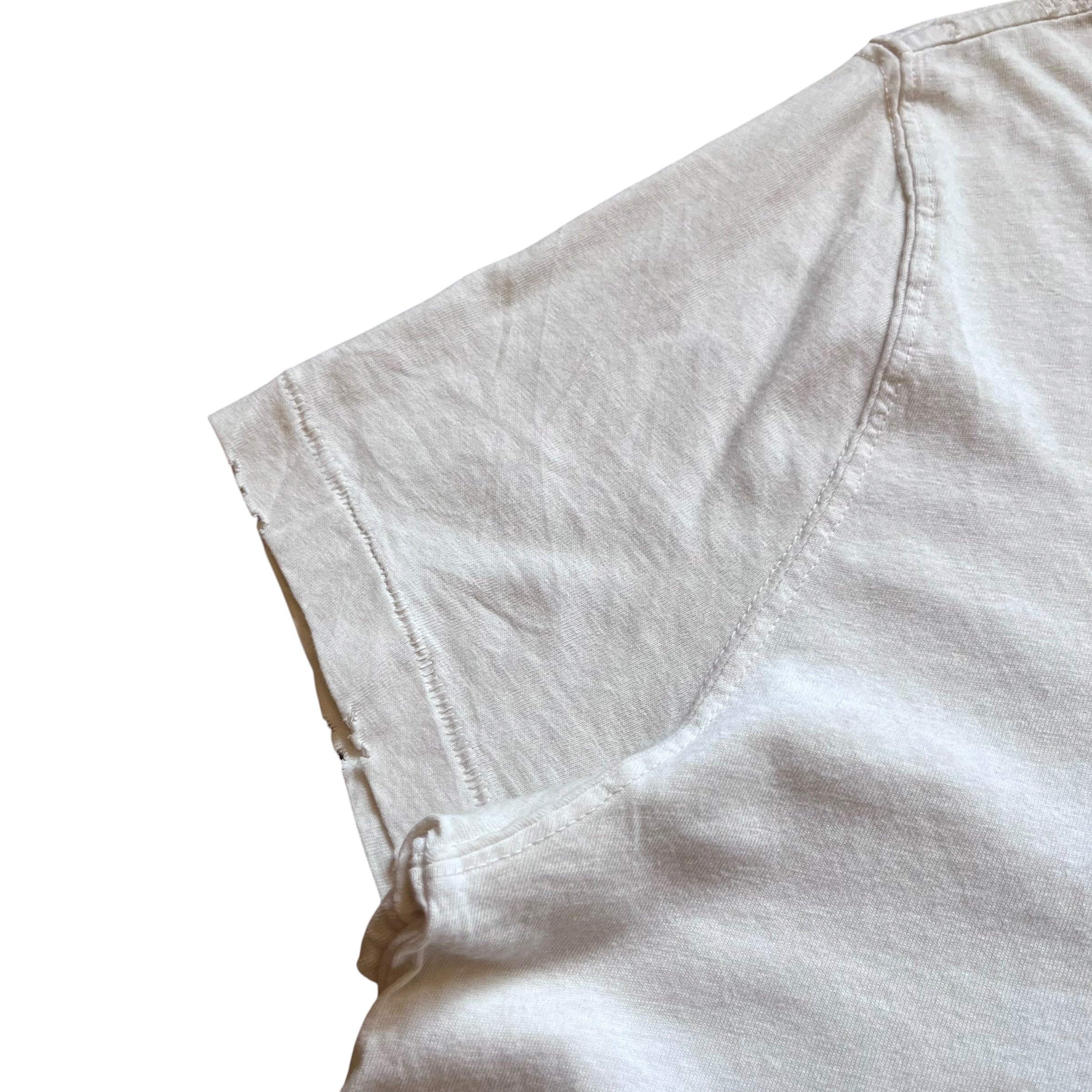 Zadig & Voltaire Distressed White Tee