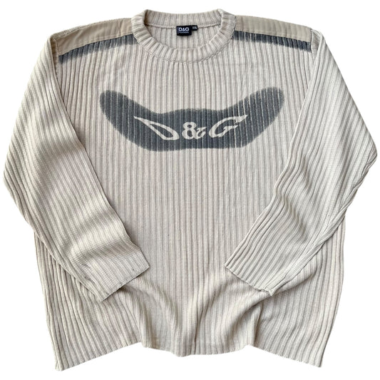 00s D&G Spellout Sweater