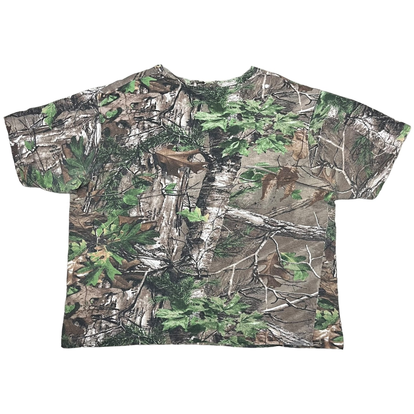 Cropped Real Tree Camo Tee