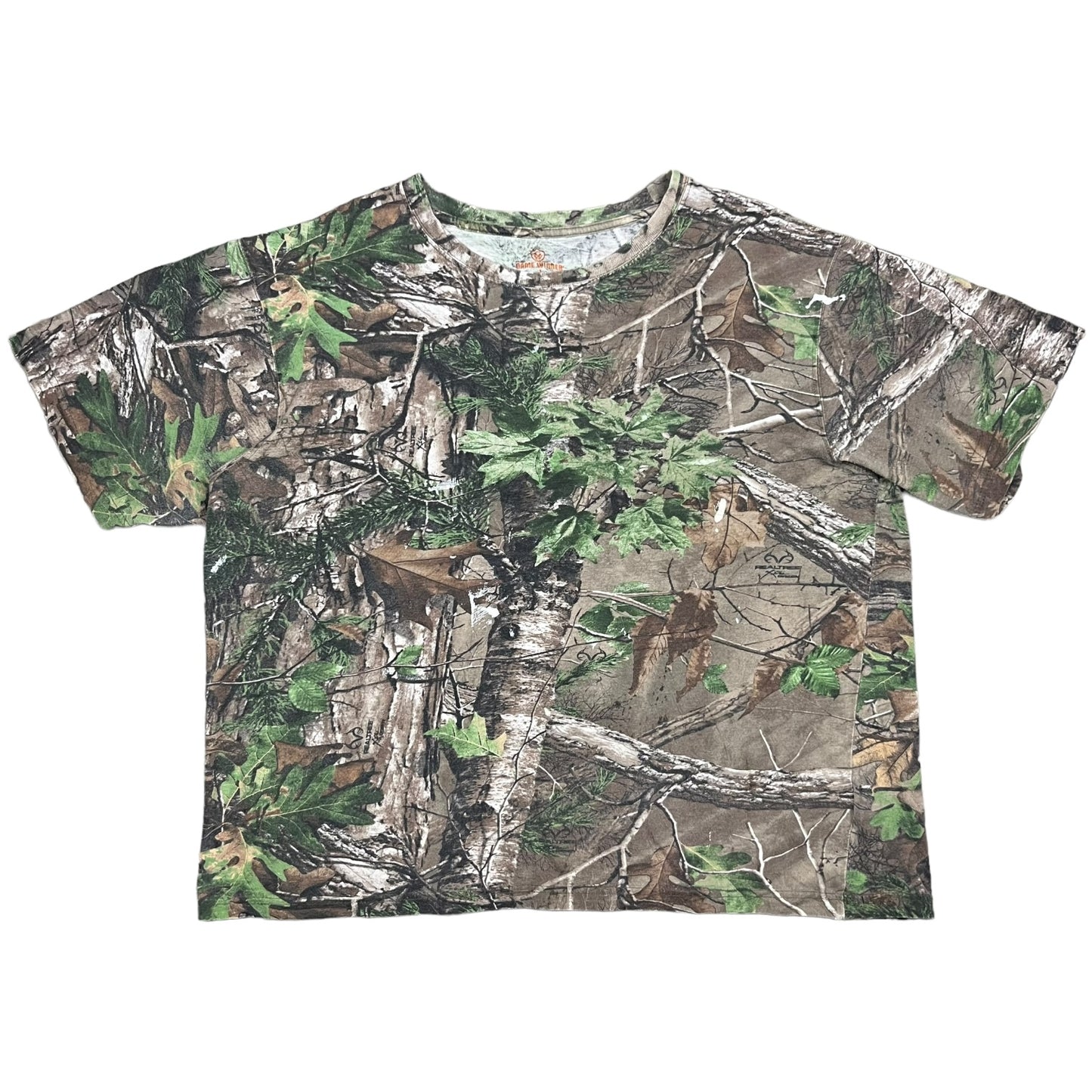 Cropped Real Tree Camo Tee