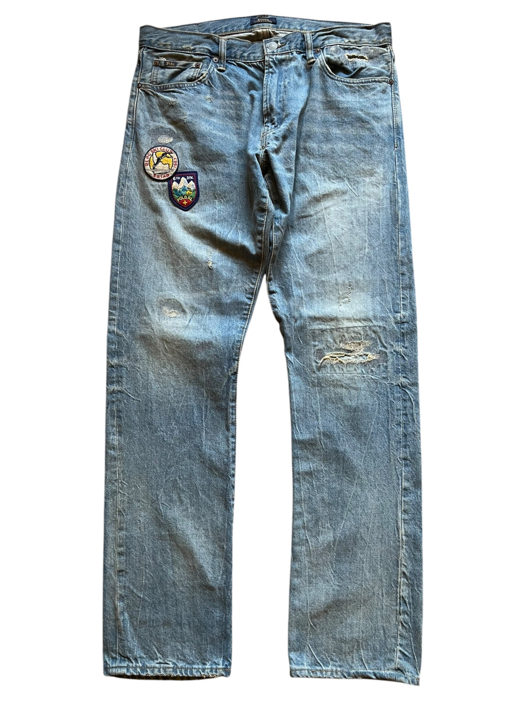 Ralph Lauren Ski Club Patchwork Jeans (34X32)