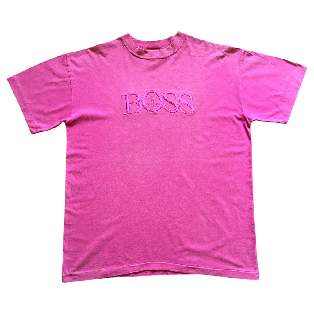 80s Boss Embroidered Logo Tee