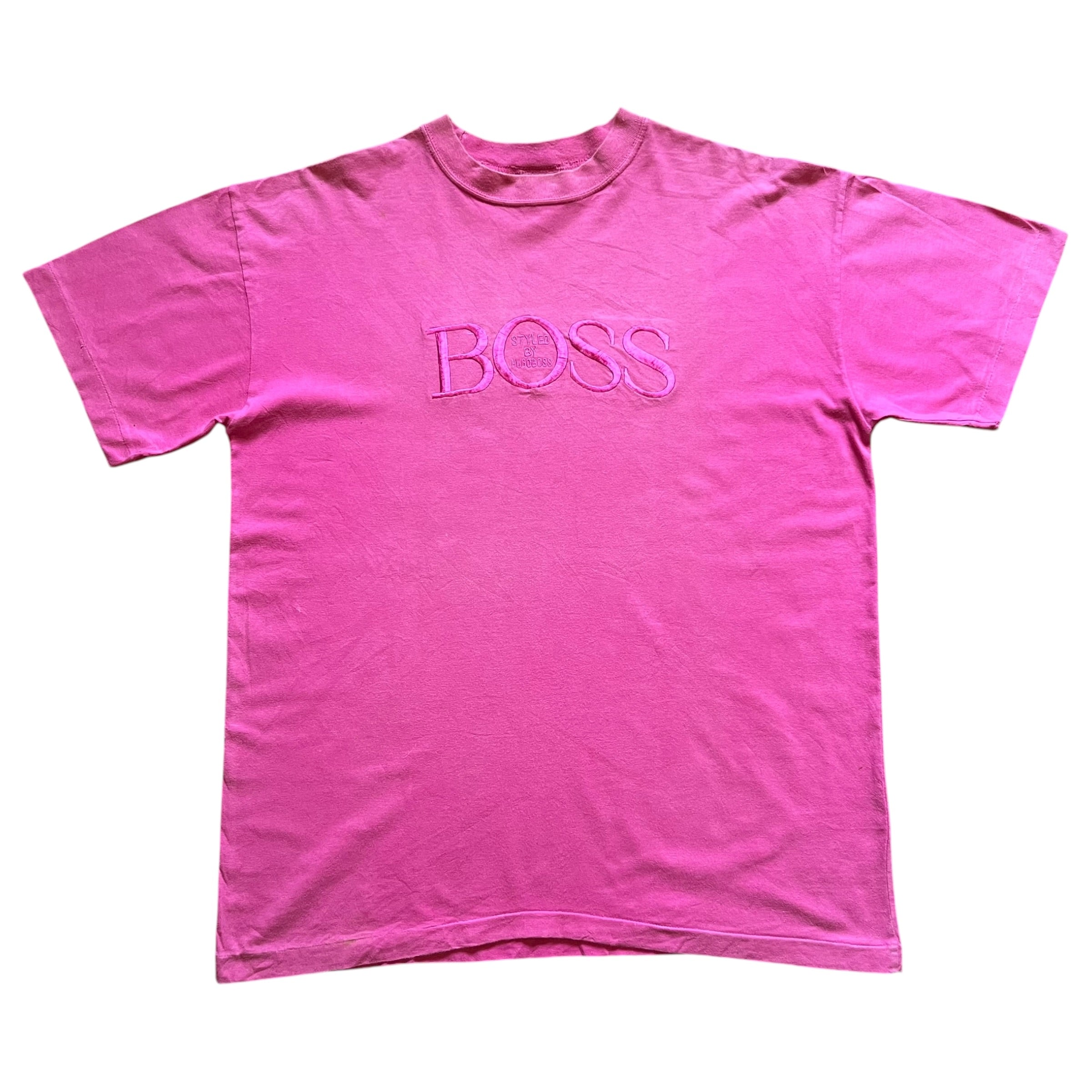 80s Boss Embroidered Logo Tee
