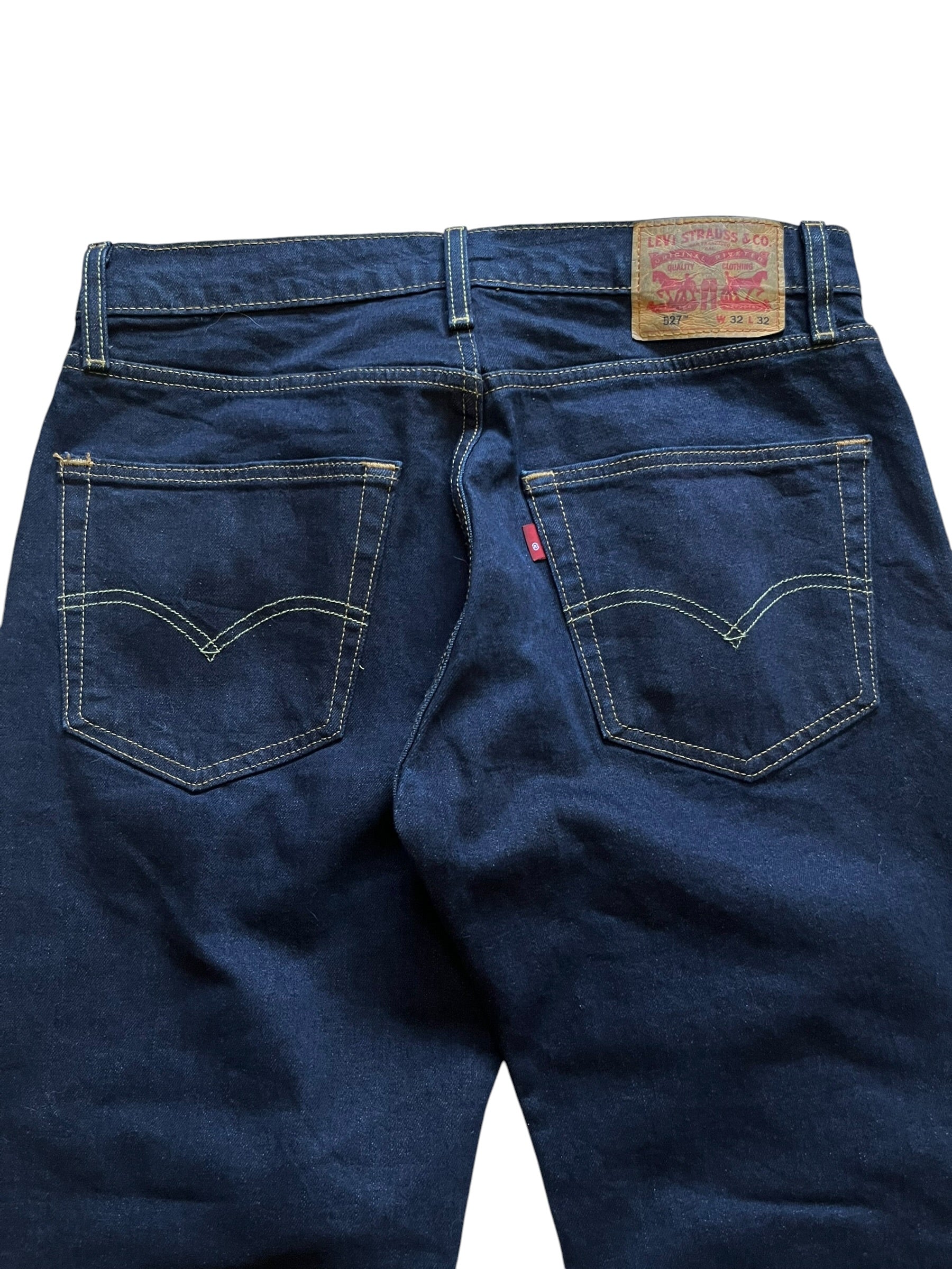 2000s Levi’s 527 Raw Denim Slim Bootcuts (32x32)