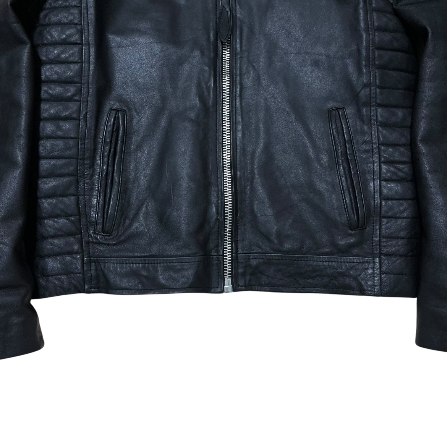Schott Nyc Cafe Racer Leather Jacket