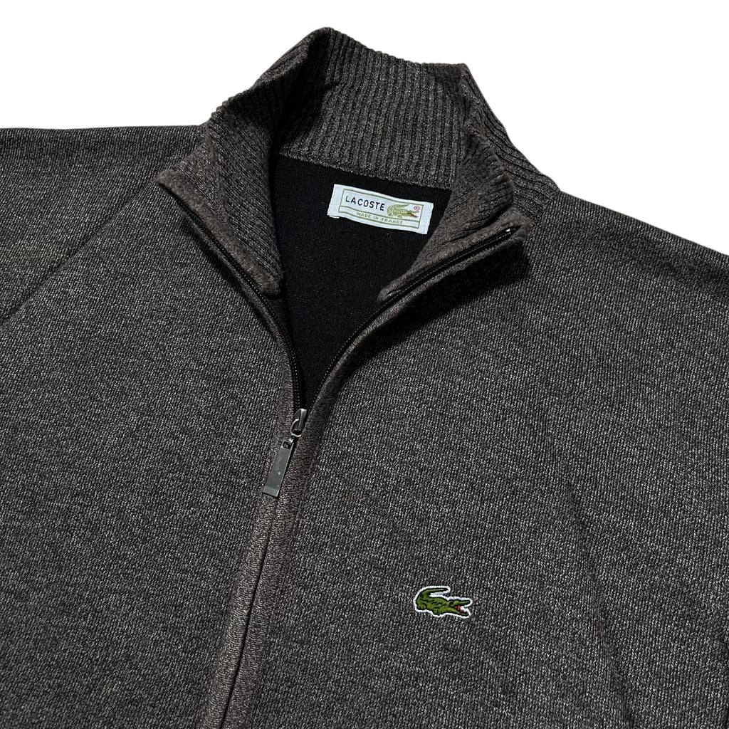 90s Lacoste Full Zip Soft Knit Sweater