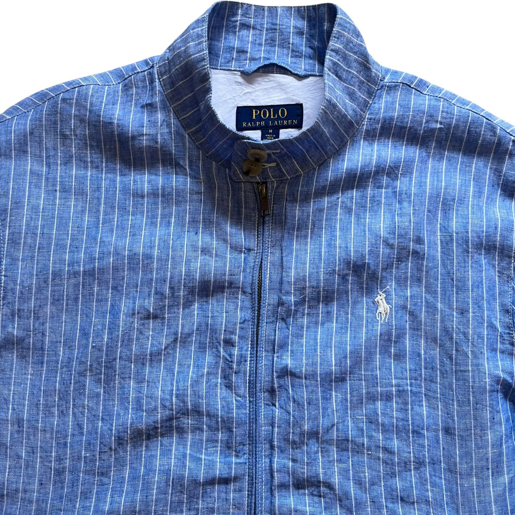 Polo Ralph Lauren Striped Linen Harrington Jacket