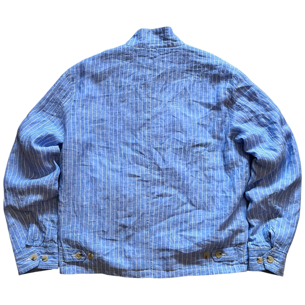 Polo Ralph Lauren Striped Linen Harrington Jacket