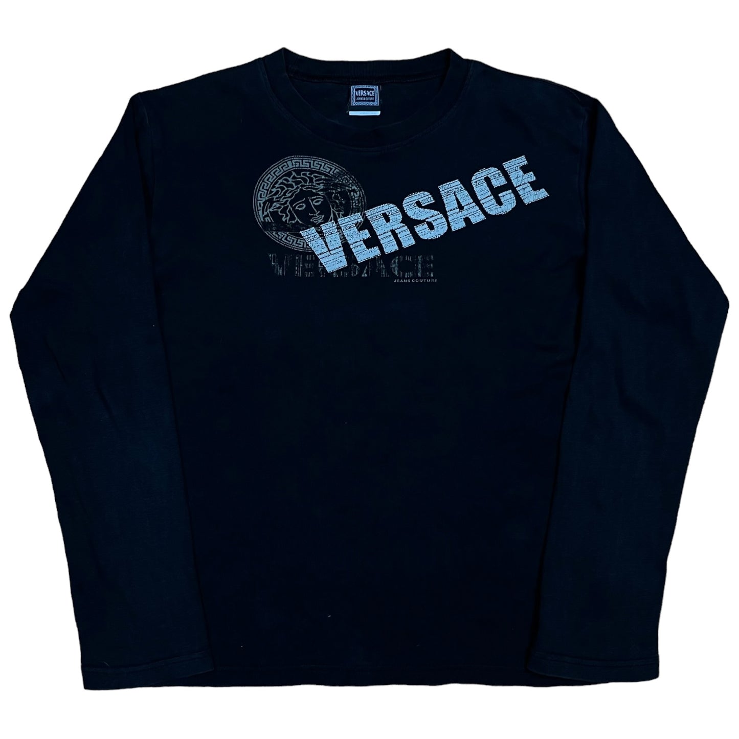 Y2k Versace Jeans Couture Ribbed Longsleeve