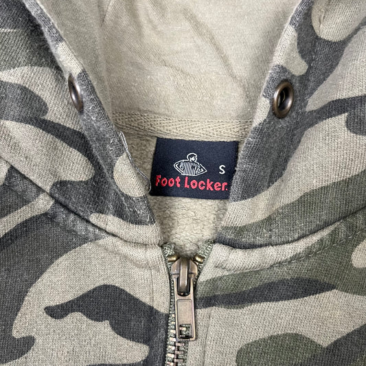 00s Footlocker Camo Zipup Hoodie