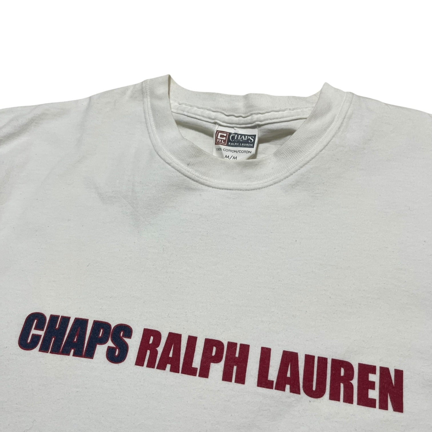 90s Chaps Ralph Lauren Spellout Tee