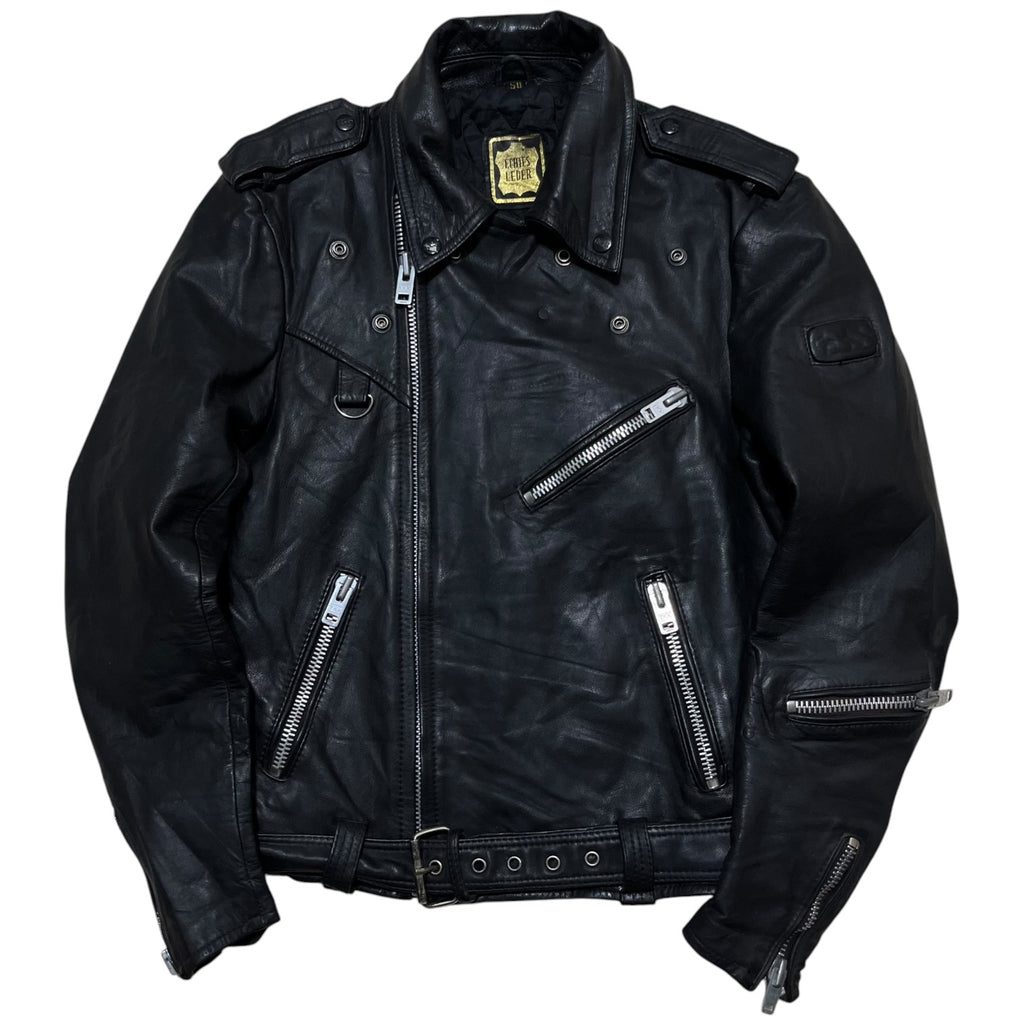 80s IXS Jofama Petroff Type Leather Jacket