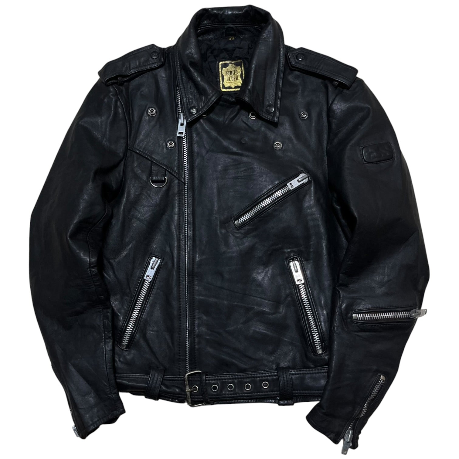 80s IXS Jofama Petroff Type Leather Jacket
