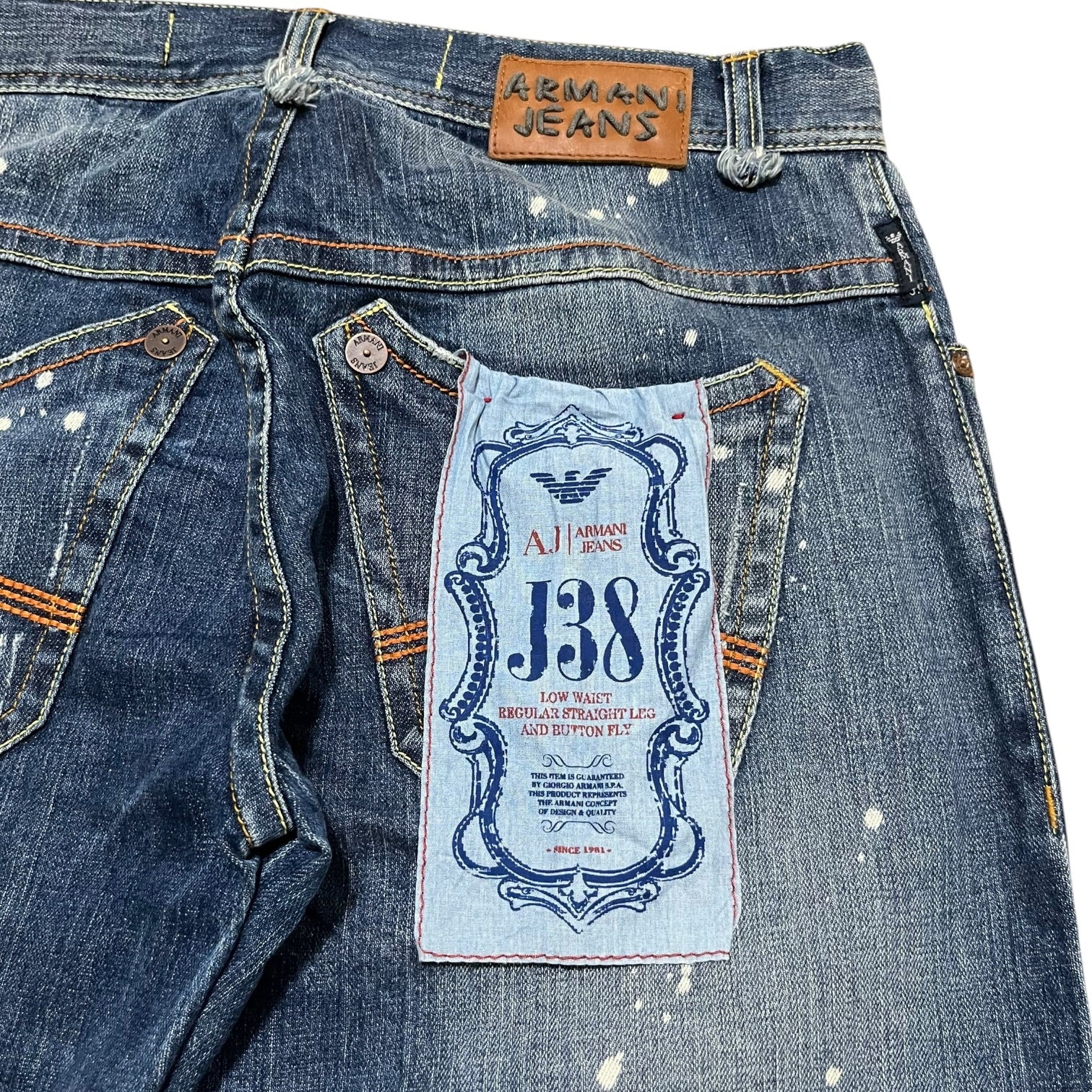 2000s Armani Baggy Jeans